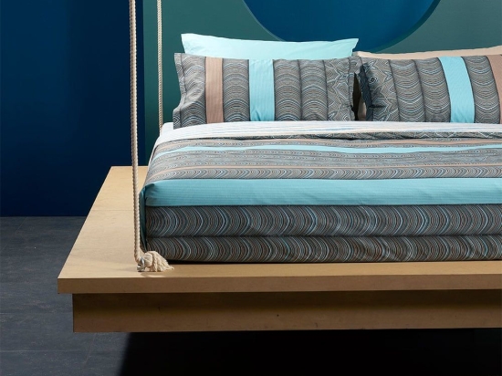 Παπλωματοθήκη Puffy Line P1 9307055 Σετ 4τμχ Turchese Bassetti Υπέρδιπλo 250x210cm 100% Βαμβάκι