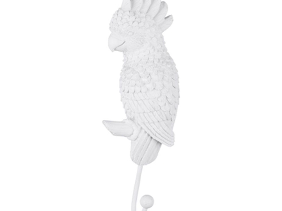 Κρεμάστρα PT3497WH Cockatoo White Present Time Πολυρεσίνη