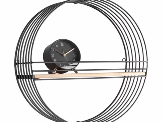 Ράφι Τοίχου PT3376 Linea Round Black Present Time