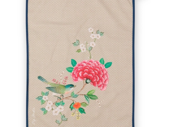 Πετσέτα Κουζίνας Blushing Birds 51.031.060 Khaki Pip Studio 100% Βαμβάκι