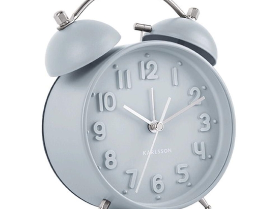 Επιτραπέζιο Ρολόι - Ξυπνητήρι KA5784LB Iconic Light Blue Karlsson Μέταλλο