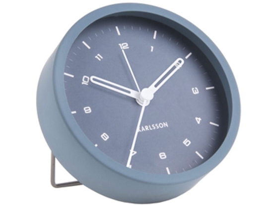 Επιτραπέζιο Ρολόι - Ξυπνητήρι KA5806BL Tingle Steel Blue Karlsson Μέταλλο