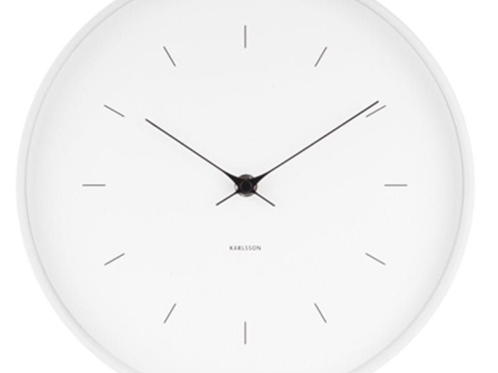 Ρολόι Τοίχου Butterfly KA5708WH D.27,5cm White Karlsson Μέταλλο