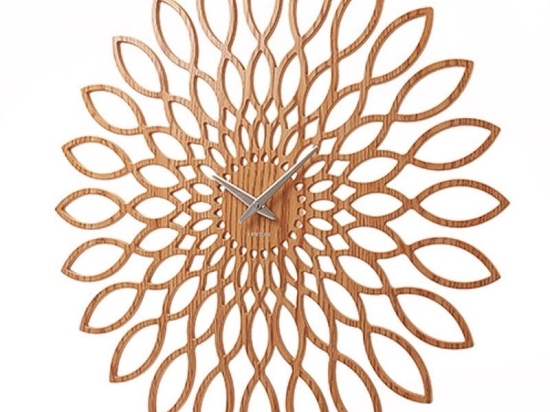 Ρολόι Τοίχου Sunflower KA5394 D.60cm Natural Karlsson Mdf