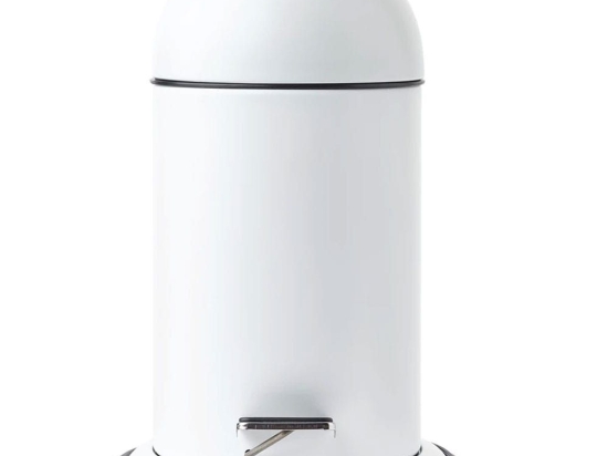 Κάδος Απορριμμάτων Ona ONABIS-43 3L White Aquanova Μέταλλο,Πλαστικό