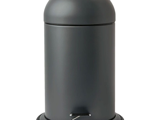 Κάδος Απορριμμάτων Ona ONABIS-98 3L Dark grey Aquanova Μέταλλο,Πλαστικό