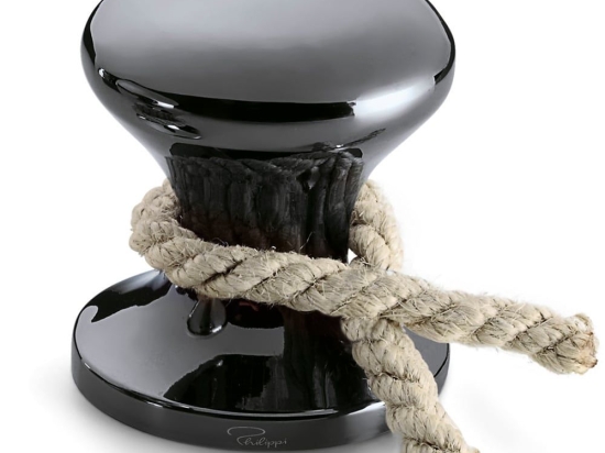 Πιπεριέρα Hamburger Streuer Dunkel Με Σχοινί 273038 4,7cm Black Philippi Μέταλλο