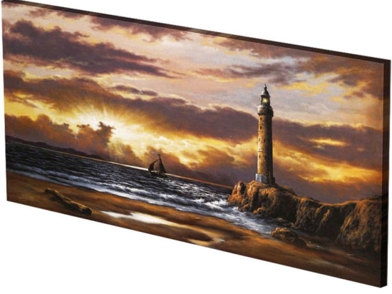 Πίνακας Σε Καμβά LH11 115x55cm Multi Οριζόντιοι Καμβάς