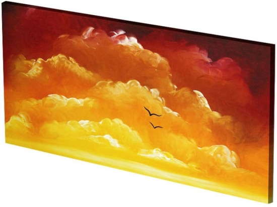 Πίνακας Σε Καμβά LH12 115x55cm Multi Οριζόντιοι Καμβάς