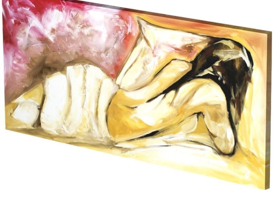 Πίνακας Σε Καμβά LH21 115x55cm Multi Οριζόντιοι Καμβάς