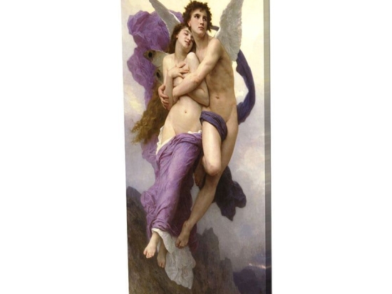 Πίνακας Σε Καμβά LH32 115x55cm Multi Κάθετοι Καμβάς
