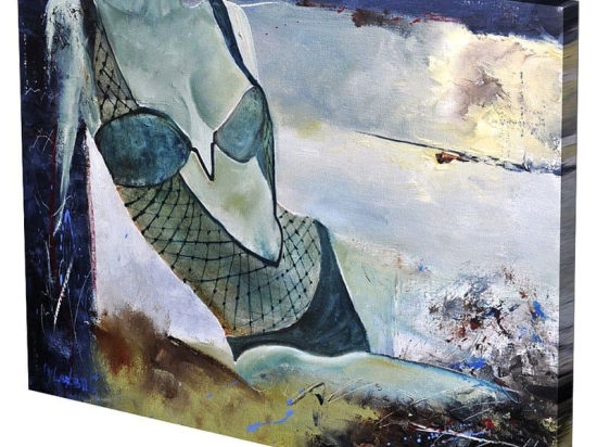 Πίνακας Σε Καμβά MH12 60x80cm Multi Οριζόντιοι Καμβάς