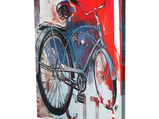 Πίνακας Σε Καμβά MH13 60x80cm Multi Κάθετοι Καμβάς
