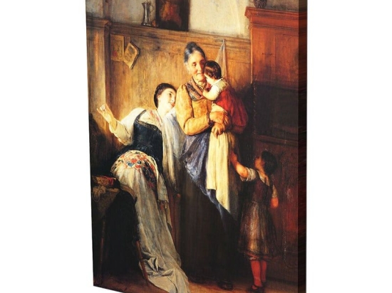 Πίνακας Σε Καμβά MH18 60x80cm Multi Κάθετοι Καμβάς