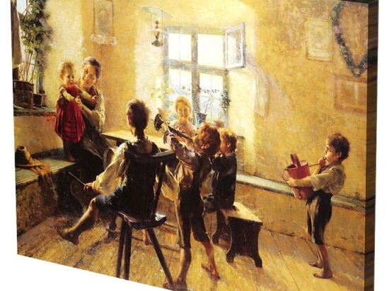 Πίνακας Σε Καμβά MH19 60x80cm Multi Οριζόντιοι Καμβάς