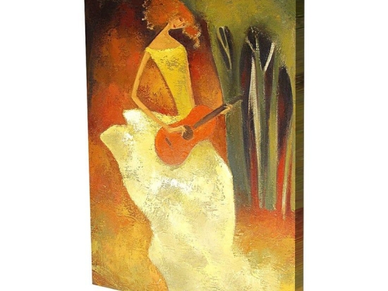 Πίνακας Σε Καμβά MH41 60x80cm Multi Κάθετοι Καμβάς