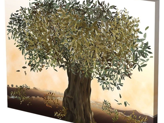 Πίνακας Σε Καμβά MH52 60x80cm Multi Οριζόντιοι Καμβάς