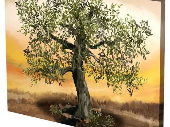 Πίνακας Σε Καμβά MH53 60x80cm Multi Οριζόντιοι Καμβάς