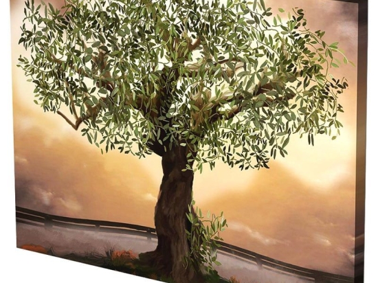 Πίνακας Σε Καμβά MH54 60x80cm Multi Οριζόντιοι Καμβάς