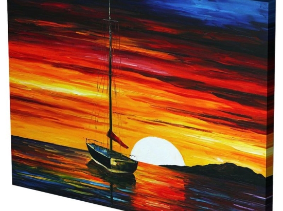 Πίνακας Σε Καμβά MH87 60x80cm Multi Οριζόντιοι Καμβάς