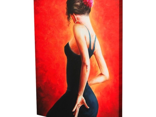 Πίνακας Σε Καμβά MH92 60x80cm Multi Κάθετοι Καμβάς
