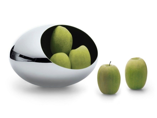 Φρουτιέρα Cocoon 108001 Φ30cm Inox Philippi Large Ανοξείδωτο Ατσάλι
