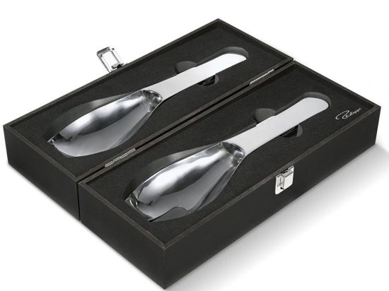 Σετ Σερβιρίσματος Σαλάτας (2τμχ) Ginoo 189004 L27cm Inox Philippi Ανοξείδωτο Ατσάλι