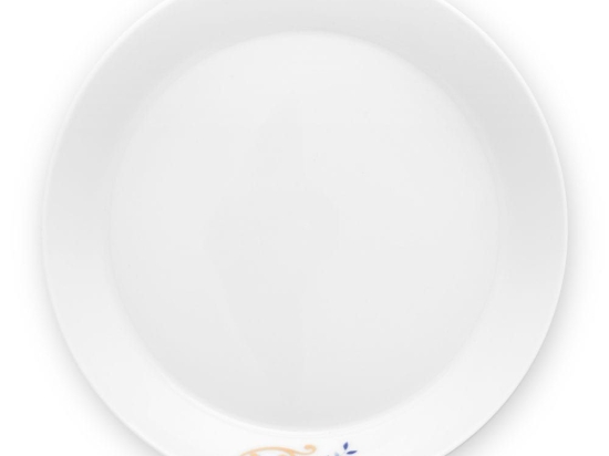 Πιάτο Πορσελάνινο Βαθύ 51001246 Royal Stripes 21cm White Pip Studio Πορσελάνη