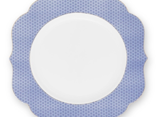 Πιάτο Πορσελάνινο 51001255 Royal Yerseke 28cm Blue Pip Studio Πορσελάνη