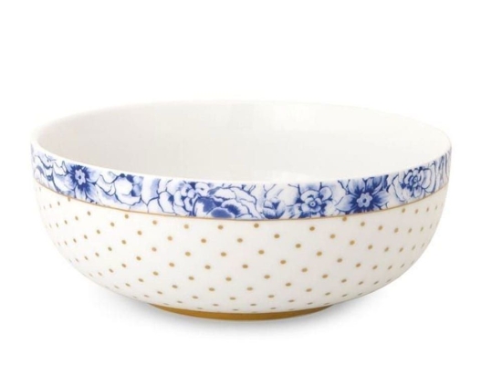 Σαλατιέρα Ατομική Πορσελάνινη 51003062 Royal 15cm White Pip Studio Small Πορσελάνη