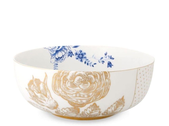 Σαλατιέρα Πορσελάνινη 51003063 Royal 23cm White Pip Studio Large Πορσελάνη
