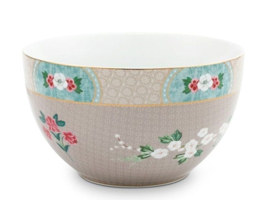 Σαλατιέρα 51003125 Blushing Birds 18cm Khaki Pip Studio Medium Πορσελάνη
