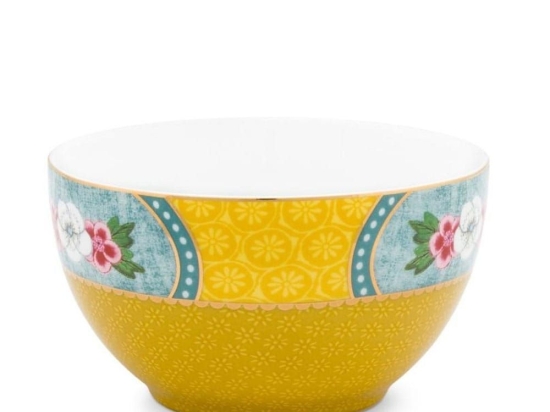 Μπωλ Πορσελάνινο 51003137 Star Flower 9,5cm Yellow Pip Studio Πορσελάνη