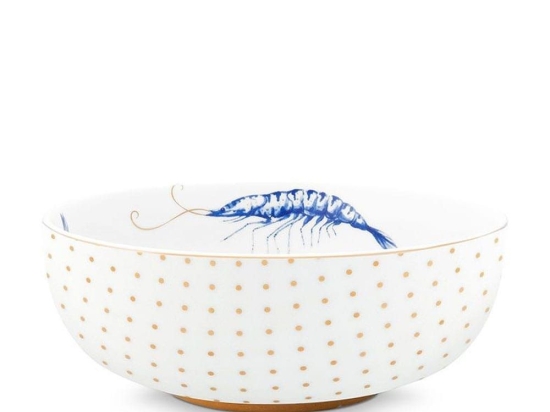 Σαλατιέρα Ατομική Πορσελάνινη 51003172 Royal Yerseke 15cm Blue Pip Studio Small Πορσελάνη