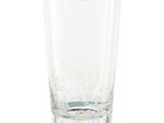 Ποτήρι Νερού 51131023 Blueshng Birds 330ml Clear-Gold Pip Studio Γυαλί