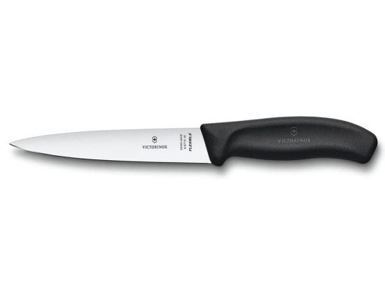 Μαχαίρι Φιλεταρίσματος 6.8713.16B 16cm Black Victorinox Πολυπροπυλένιο