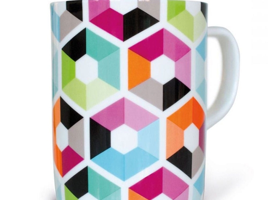 Κούπα Πορσελάνινη Hexagon CM09 MUG Multi Remember Πορσελάνη