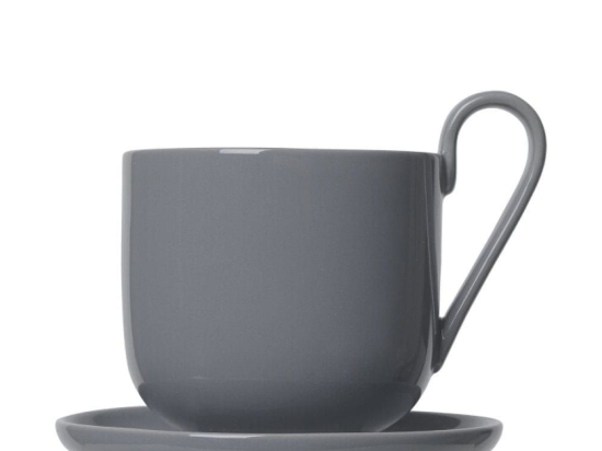 Φλυτζάνια Καφέ Ro 64010 (Σετ 2τμχ) 290ml Sharkskin Blomus Πορσελάνη