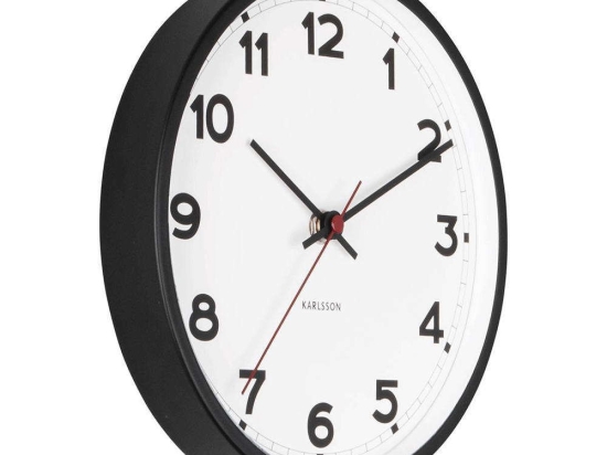 Ρολόι Τοίχου New Classic KA5846WH Φ20cm White Karlsson Μέταλλο