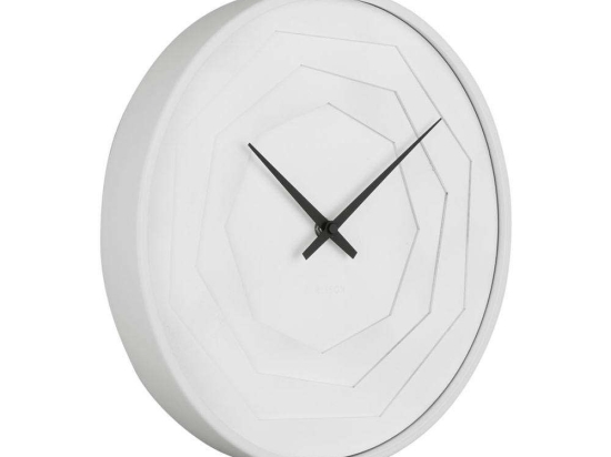 Ρολόι Τοίχου Layered Origami KA5850WH Φ30cm White Karlsson Mdf