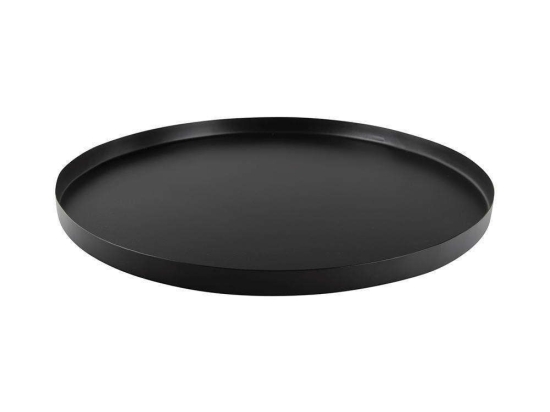 Δίσκος Στρογγυλός PT3536BK 39,5x1,5cm Black Present Time Μέταλλο