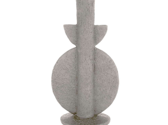 Κηροπήγιο Bubble PT3748WG 13x9,5x22cm Grey Present Time Πολυρεσίνη