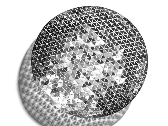 Διακοσμητικό Μπωλ Push PMX-S Φ24cm Silver Fundamental Μέταλλο