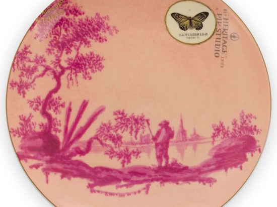Πιάτο Πορσελάνινο 51001268 Φ18cm Painted Pink Pip Studio Πορσελάνη