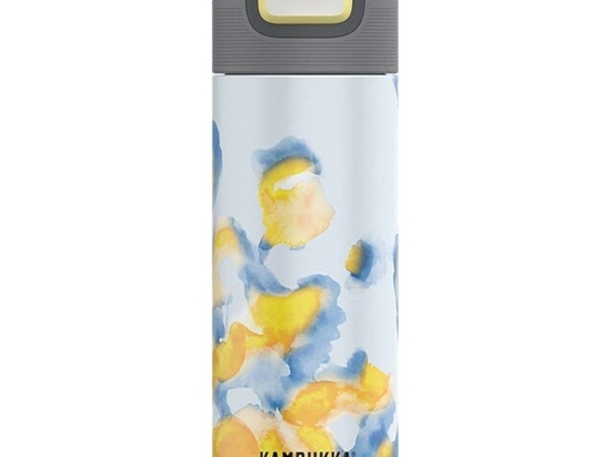 Μπουκάλι Θερμός Etna Jungle Sunrise 11-01031 500ml White-Yellow Kambukka Ανοξείδωτο Ατσάλι