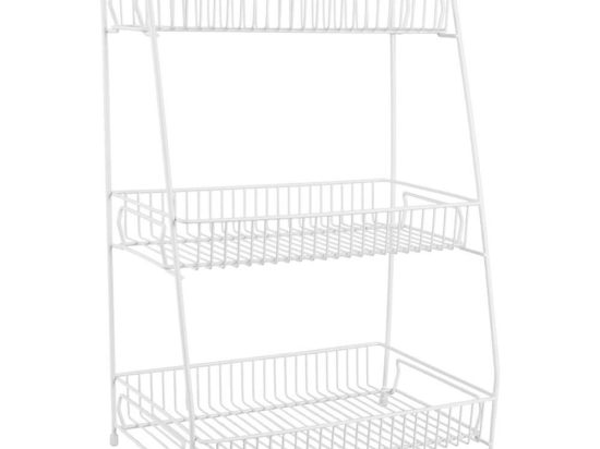 Ραφιέρα 3 Θέσεων Tidy PT3845WH 30x20x45,5cm White Present Time Μέταλλο