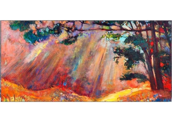 Πίνακας Σε Καμβά LH86 115x55cm Multi Οριζόντιοι Καμβάς