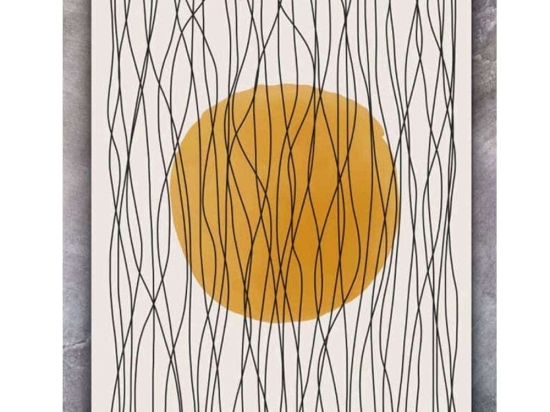 Πίνακας Σε Καμβά MH102 60x80cm Multi Κάθετοι Καμβάς