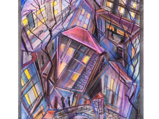 Πίνακας Σε Καμβά MH119 60x80cm Multi Κάθετοι Καμβάς