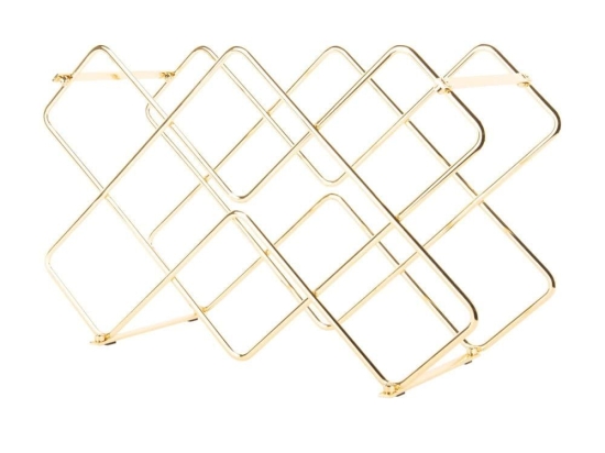 Κάβα Ποτών Επιτραπέζια Diamonds PT3972GD 15,5x27,5cm Gold Present Time Μέταλλο